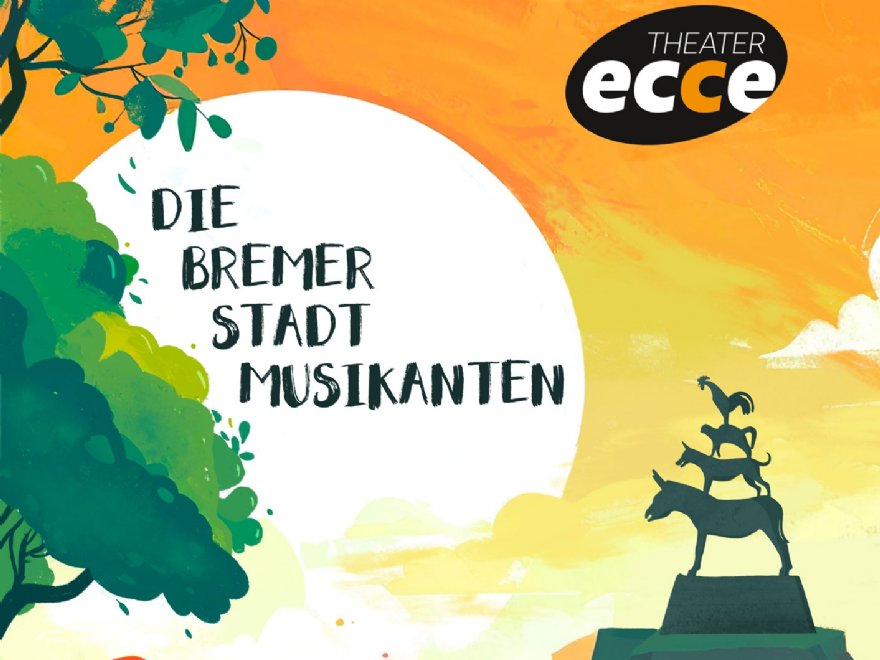 Grafik Sujet stadtmusikanten © Theater Ecce