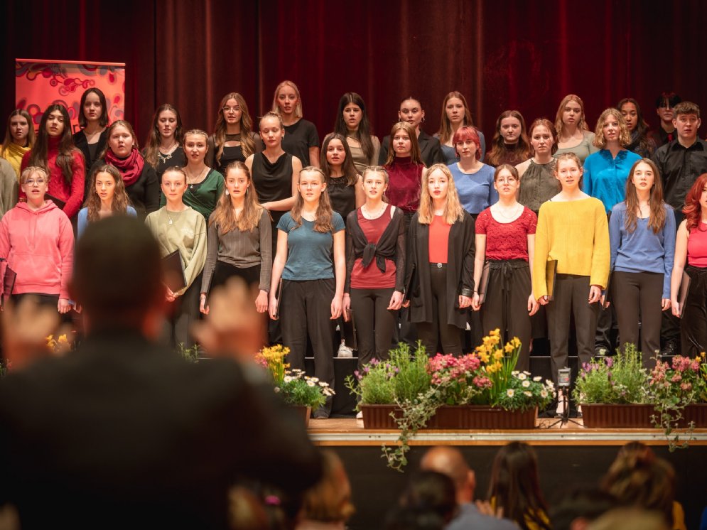 Chor des Salzburger Mozart-Musikgymnasium © Stadt Laufen