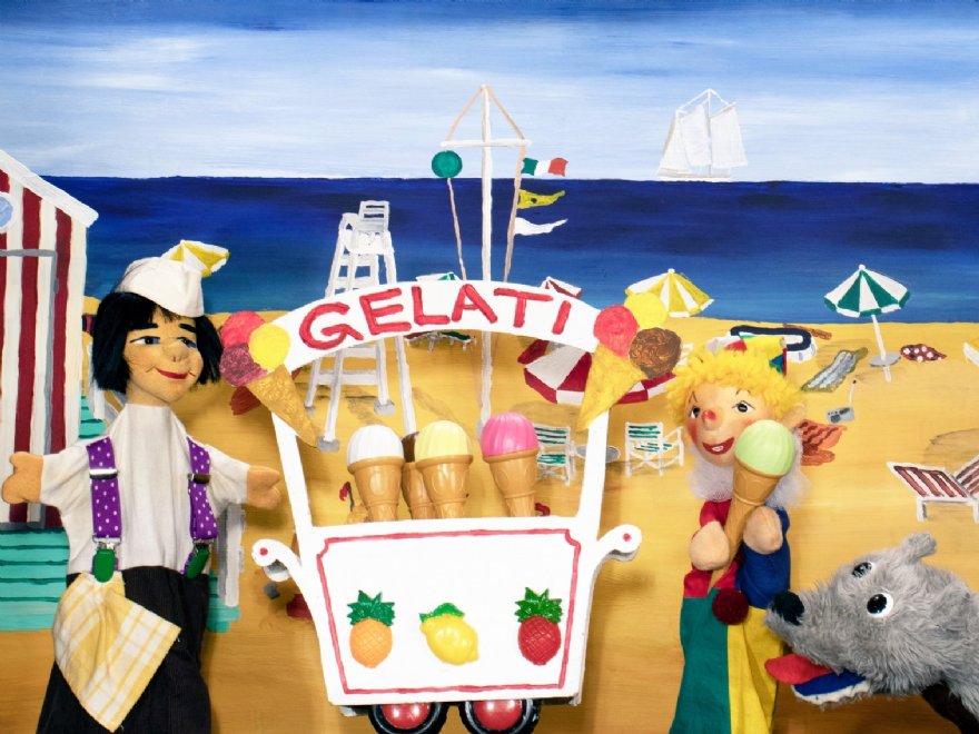 Kasperl im sonnigen Italien ©Friedburger Puppenbühne