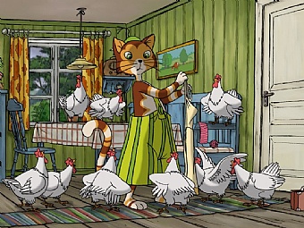 Kuddelmuddel bei Pettersson & Findus